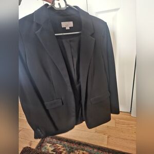LOFT Black Womens Blazer 4P